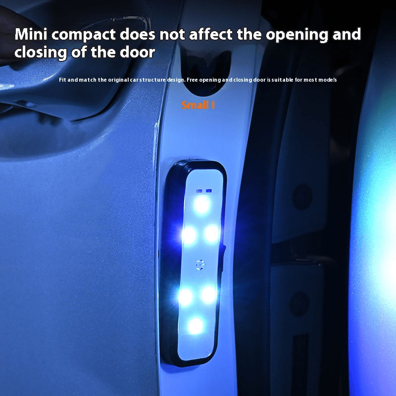 2/4pcs LED Mini Car Door Opening Light, Fast Playing Without Affecting the Opening and Closing of the Door, Illuminating the Ground