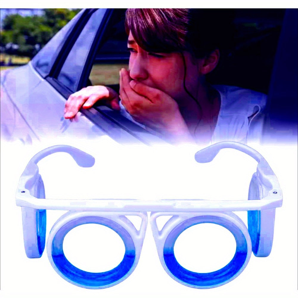 Anti-Motion Sickness Glasses for Adults - Ideal for Vehicles, Ships & Aircraft - Vertigo Relief & Drowsiness Prevention