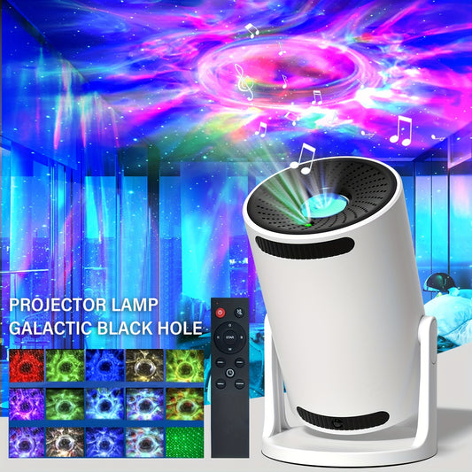 Galaxy Star Projector Night Light with LED Lights for Home Decor, USB Starlight Lamp with Remote, 15 Color Schemes - No Battery, Game Room & Home Theater Decoration, LED Lights ≤36V - Portable Laser Product ≥0.4 mW <1 mW