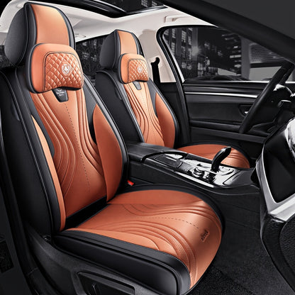 High-grade Fashion Technology Cloth Five-Seat Car Cushion Four Seasons Universal All-inclusive Seat Cover Breathable Wear-resistant Anti-fouling Seat Cover